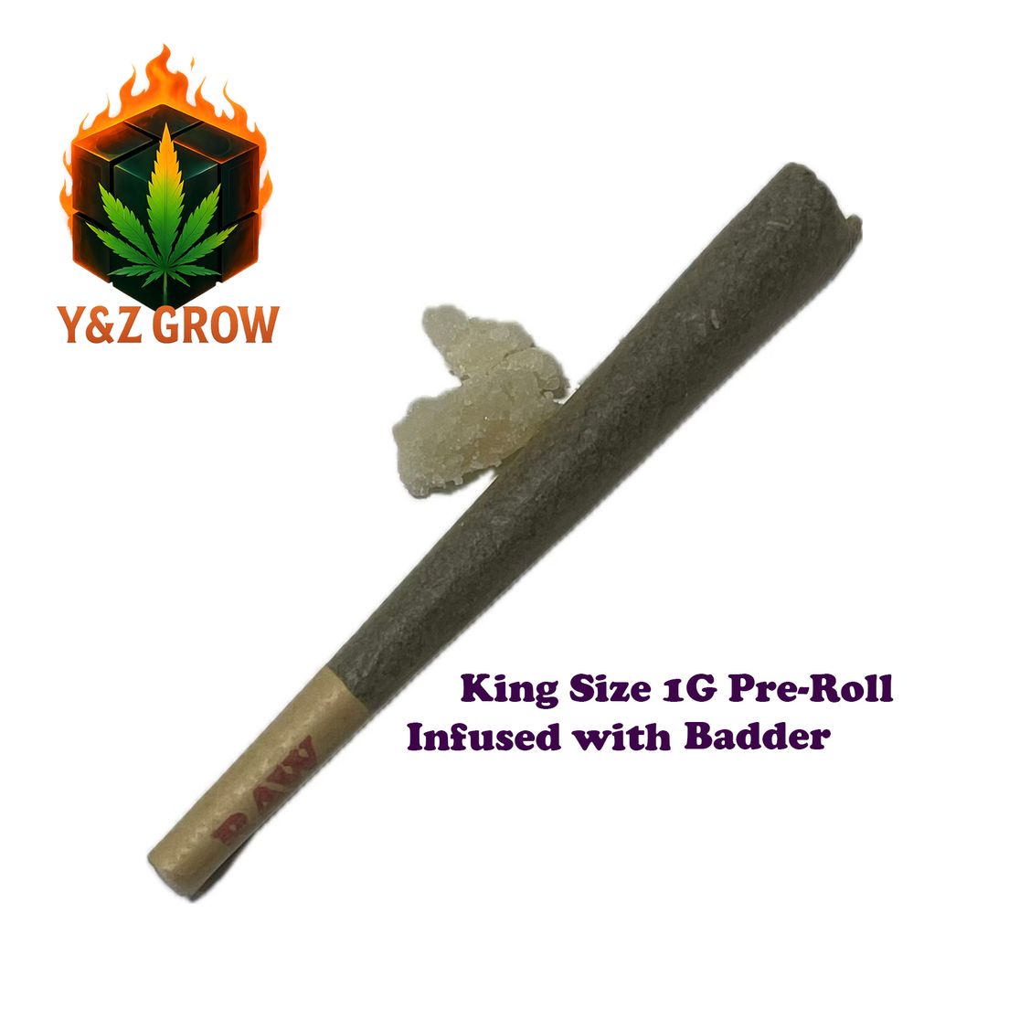 Badder Infused King Size Joint - BOLO RUNTZ (Indica)
