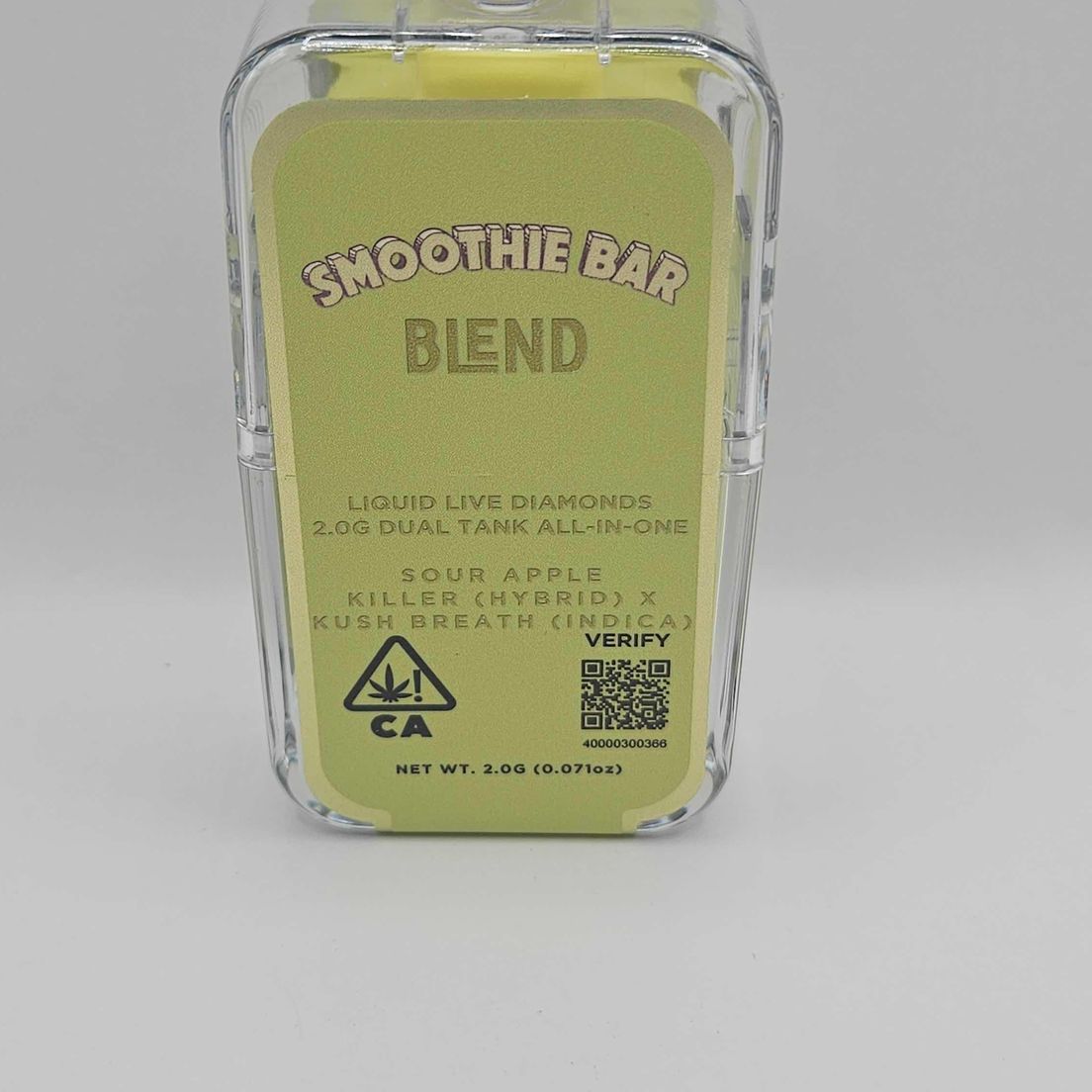 Smoothie Bar - Disposable - Sour Apple Killer x Kush Breath - 2G