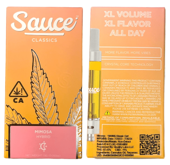 Sauce 1.5G 510 Cart Mimosa