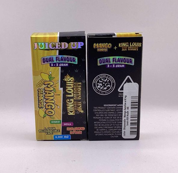 Juice - Disposable - Mango Sunrise x King Louis XIII Kush - 6G
