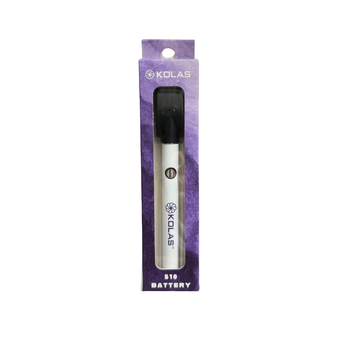 Kolas Branded Battery w/ Button White