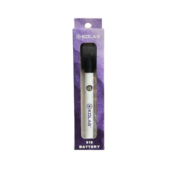 Kolas Branded Battery w/ Button White