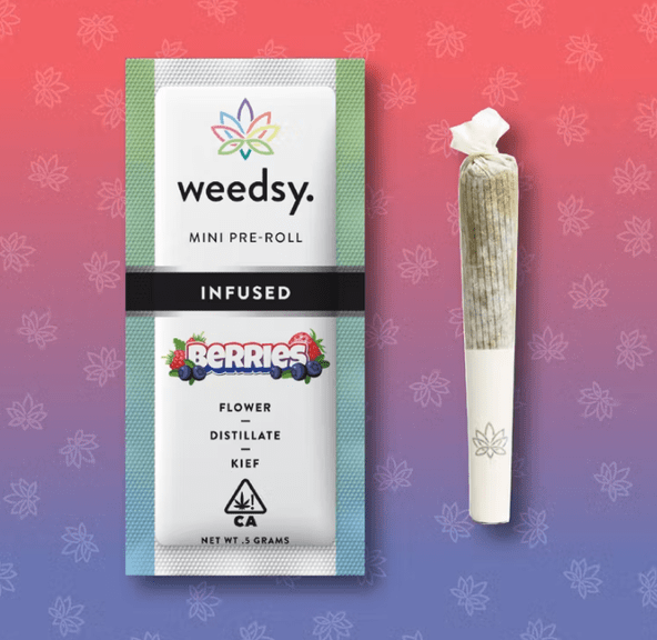 Berries Infused 500mg Mini Pre-Roll Singles