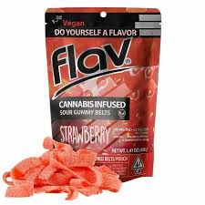 Flav Strawberry Belts 100mg