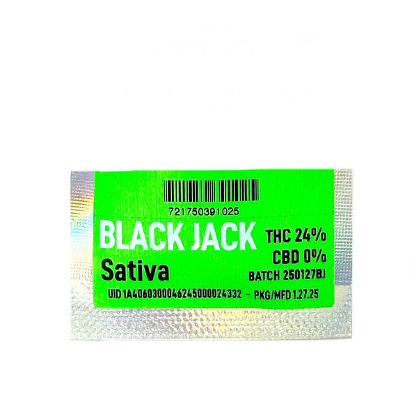 B2G1! - SELFIES - Black Jack - 2pk x 0.25g = 0.5g