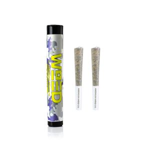 American Weed Co. WEED Pre-roll 2pk Purple Afghani 1g