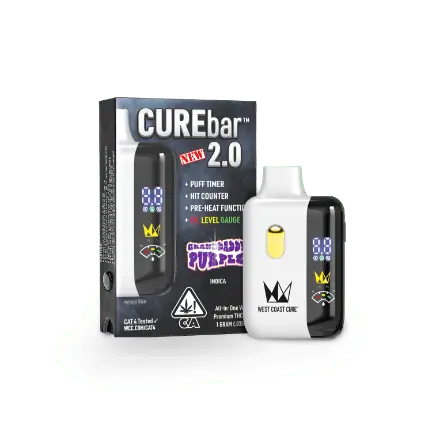Granddaddy Purple - 1G AIO CUREbar 2.0 1.00 g