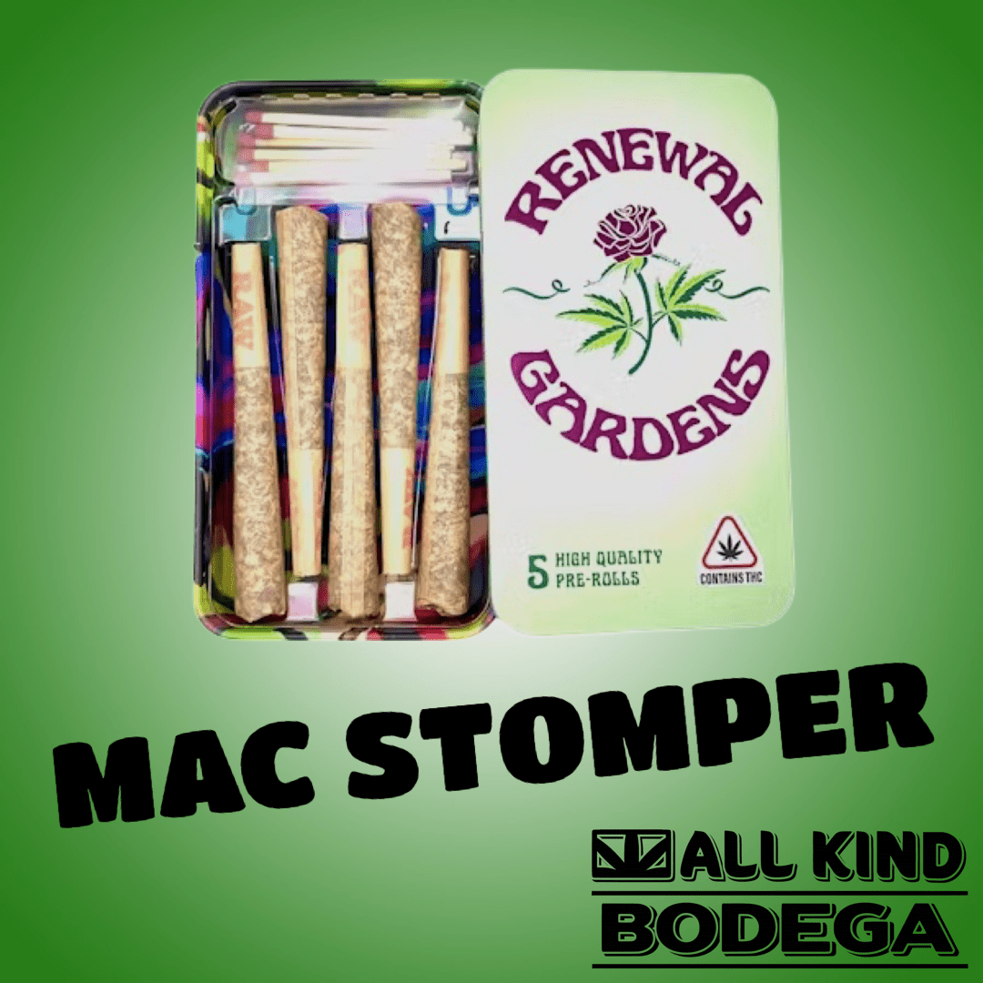 Mac Stomper .5g preroll 5 pack (2.5g total) (@RenewalGardens)