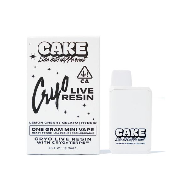 Cake - Cryo Live Resin Mini AIO - Lemon Cherry Gelato - 1g