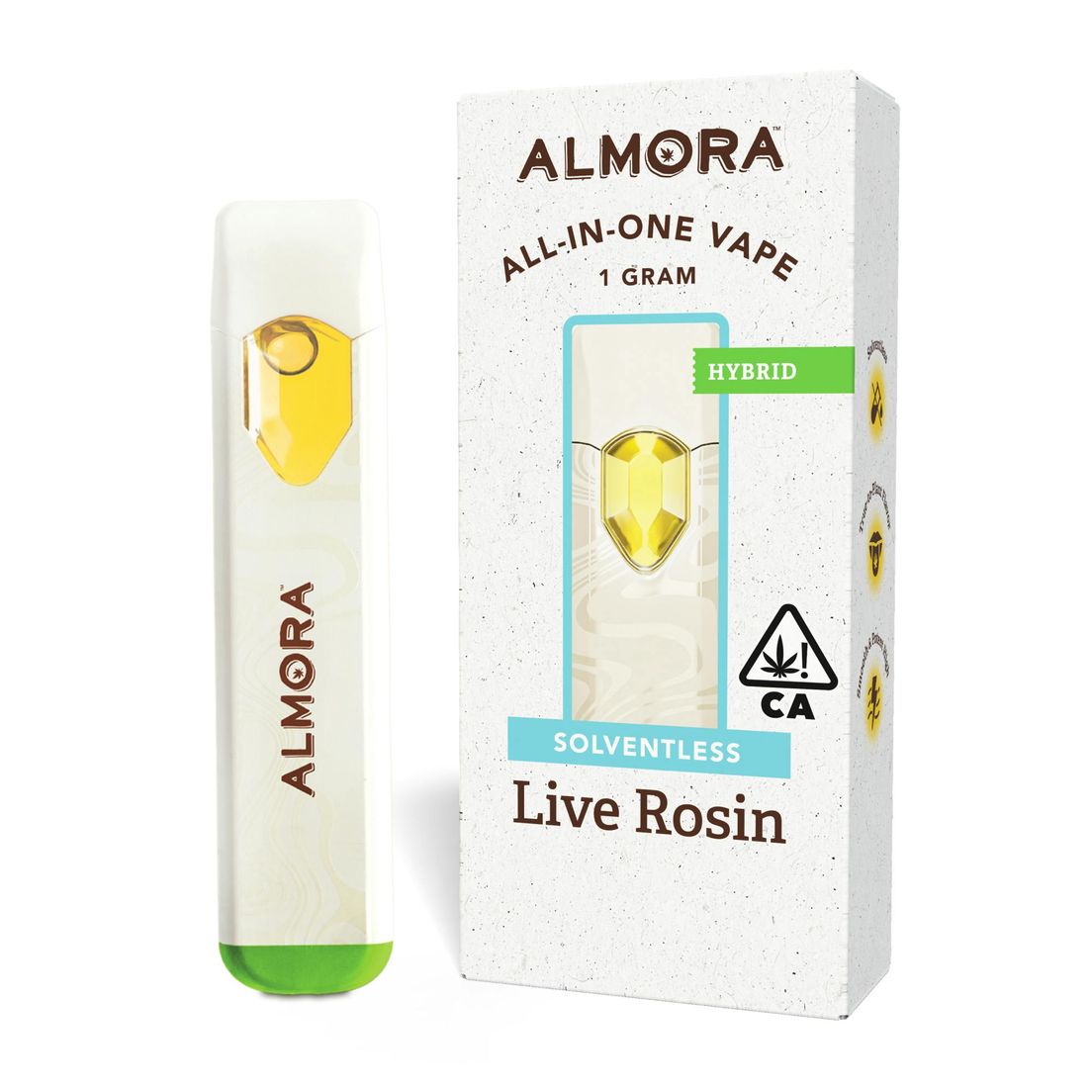 Almora Farm - 1g AlO - Solventless Live Resin - Bubba Burst