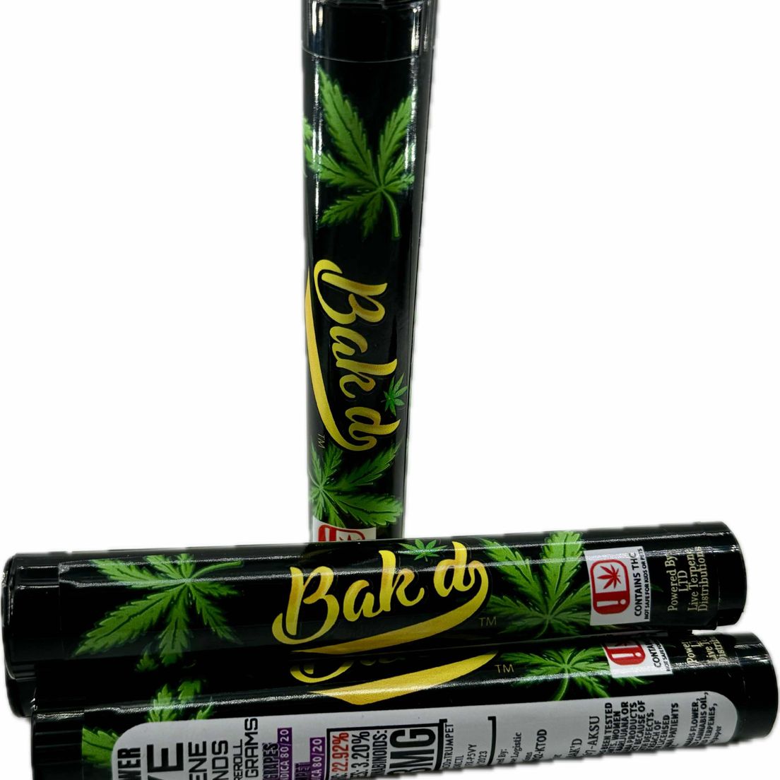 Bak'd Diamond Infused 1.3G Preroll (Fruit Loops x Lava Runtz)