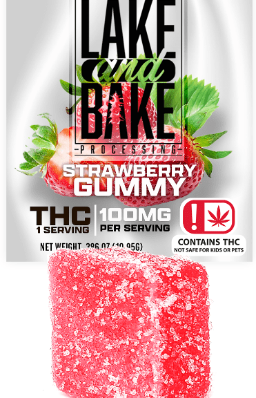 100mg Single Gummy - Strawberry