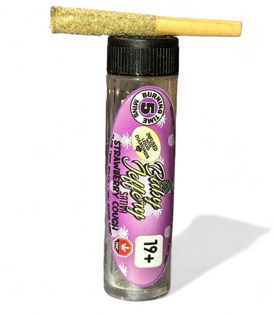 Baby Jeffrey Strawberry Cough Pre Roll