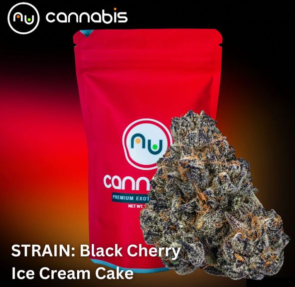 NuCannabis - Black Cherry Ice Cream Cake 28g - PREMIUM INDOOR FLOWERS