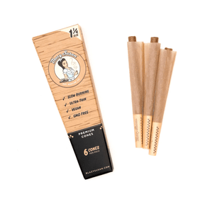 BLAZY SUSAN UNBLEACHED CONES 1 1/4- 6CT