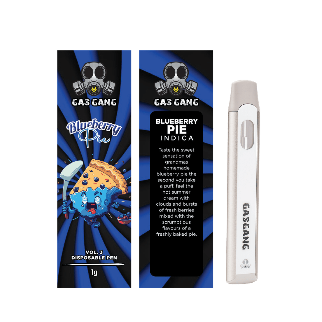 GAS GANG DISPOSABLE (2G) - BLUEBERRY PIE