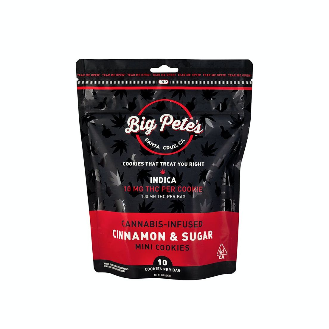 [Big Petes Treats] THC Cookies - 100mg - Cinnamon Sugar (I)