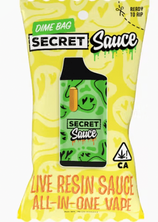 Dime Bag Live Resin AIO Vape Tres Leches 1g