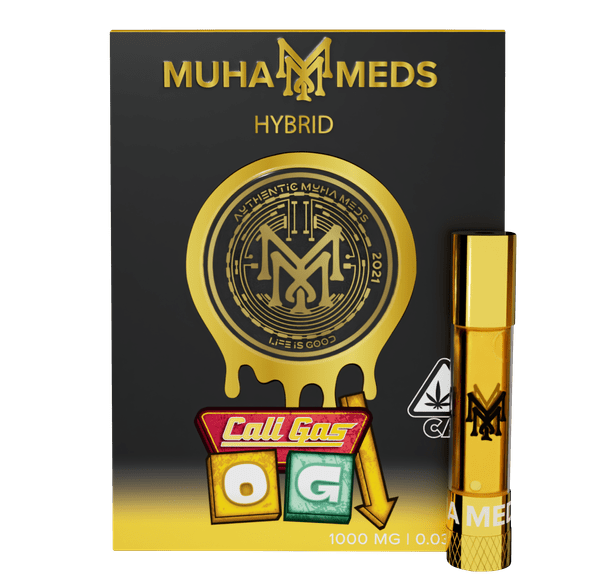 Muha | Vape Cart | 1g | Distillate | Cali Gas OG