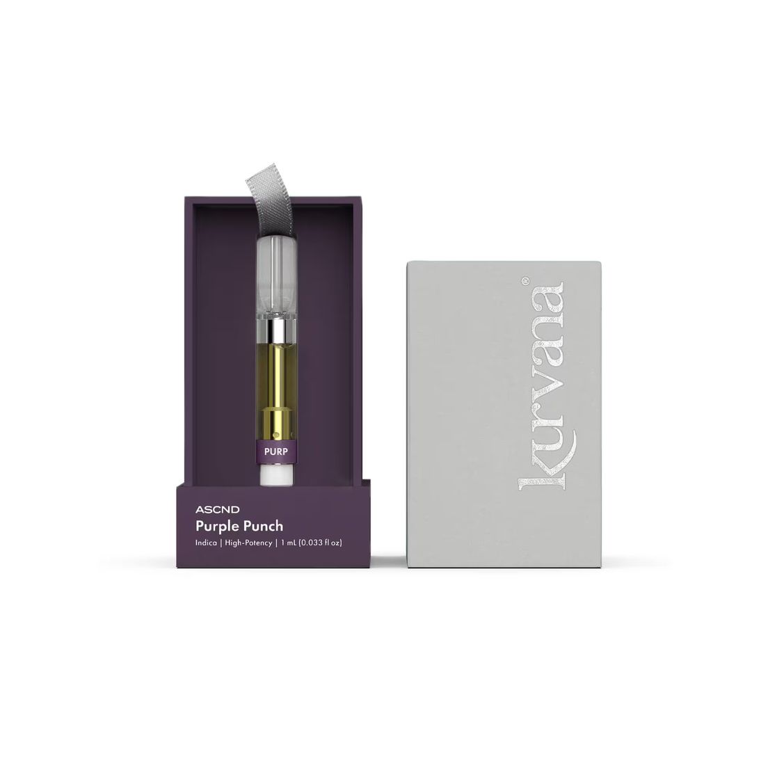 Kurvana | Vape Cart | 1g | Ascnd | Purple Punch