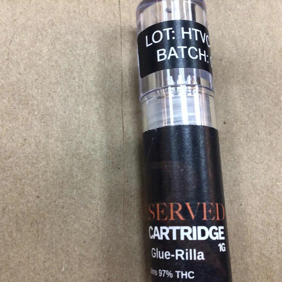 High tunes 1 gram Glue-Rilla cart