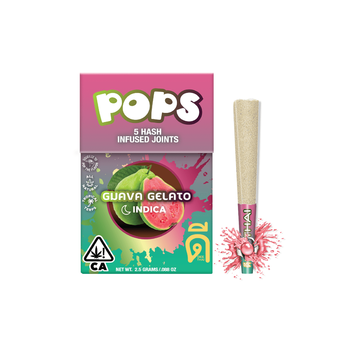 Dee - Guava Gelato 2.5g 5k Infused Prerolls