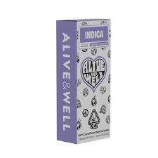 Alive and Well - Grape Jelly Donut - Cured Resin Cartridge - 1g - Indica