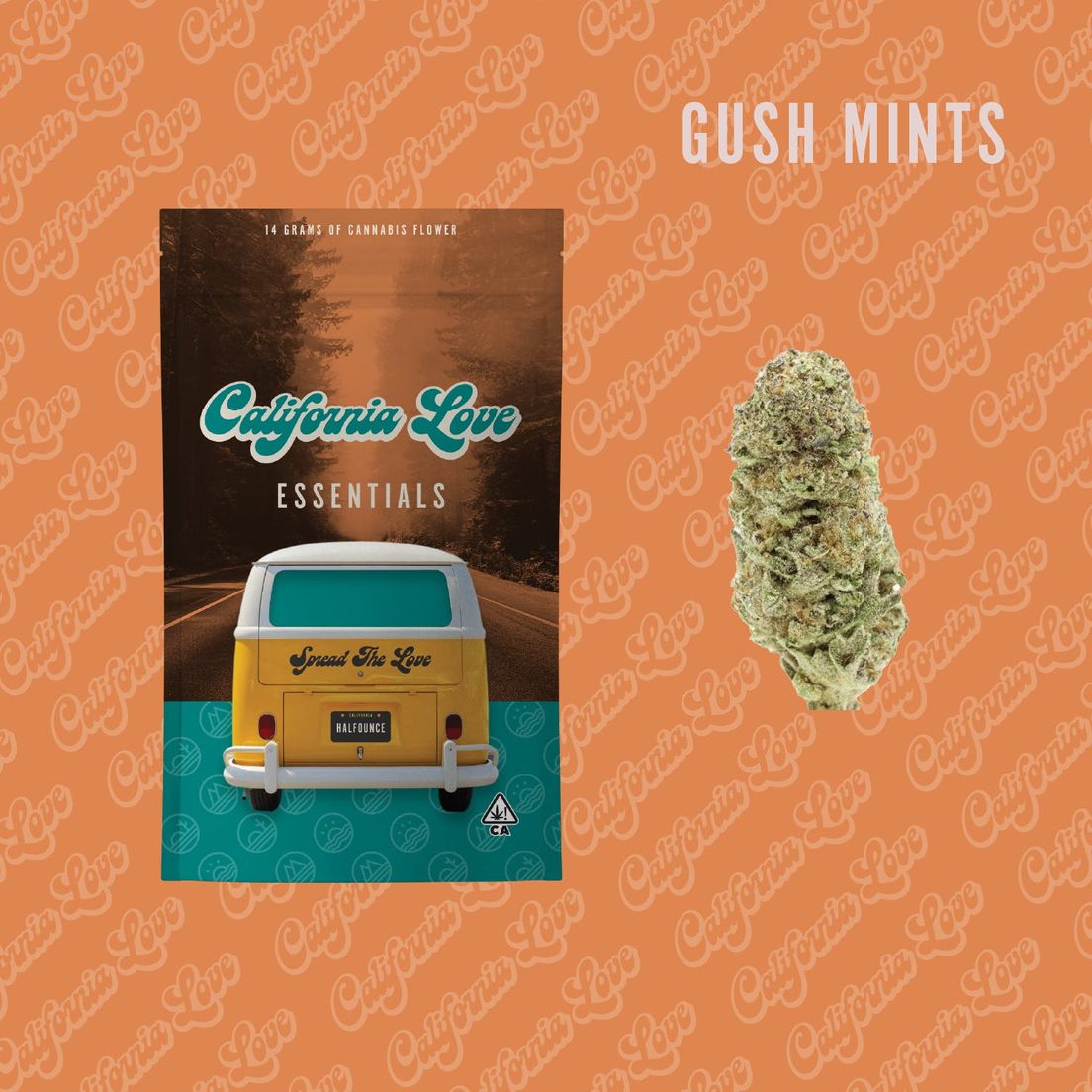 California Love | Essentials | PackagedFlower-Bag-1oz-Gush Mints