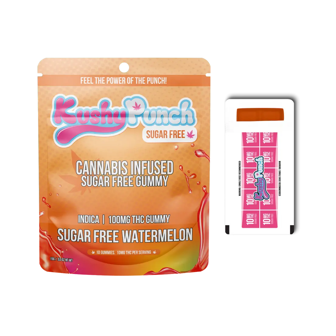 1. Kushy Punch | Gummies | 1pk | Sugar Free | Watermelon