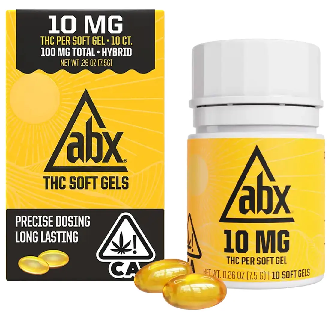 ABX - 10mg THC Soft Gels - 10ct
