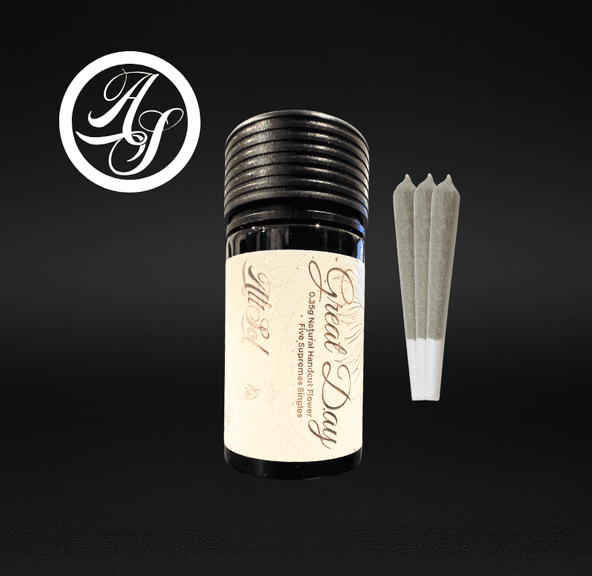 Alt Sol | Dinafem Diesel | Great Day 5 Pk Pre-Rolls .35g Ea | 1.75g Total | Sativa-Hybrid