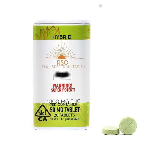 Emerald Bay Extracts 25mg Tablets Indica SUNDEA DRIVER 1000mg Package