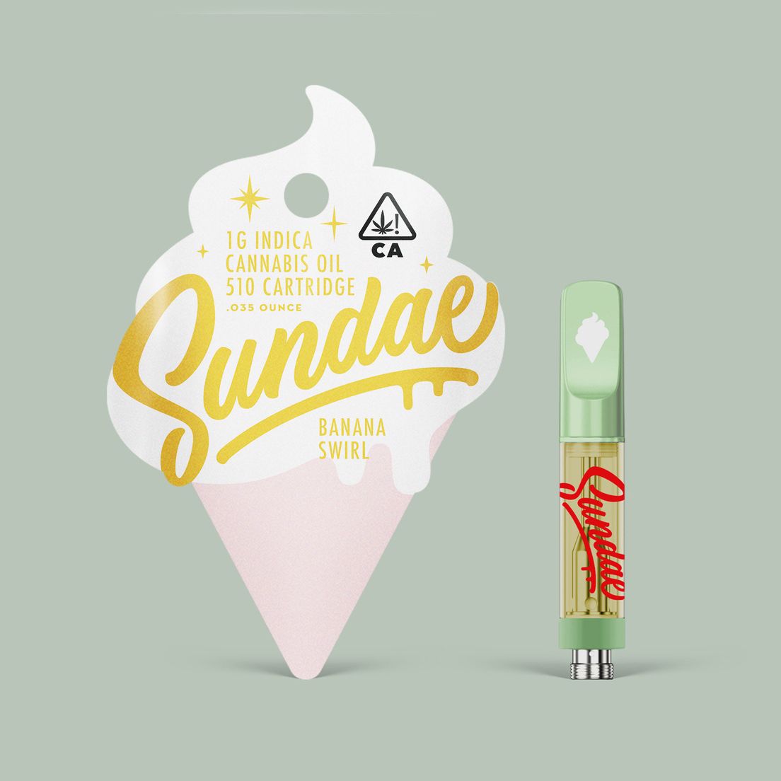 Sundae - Banana Swirl Cartridge 1g
