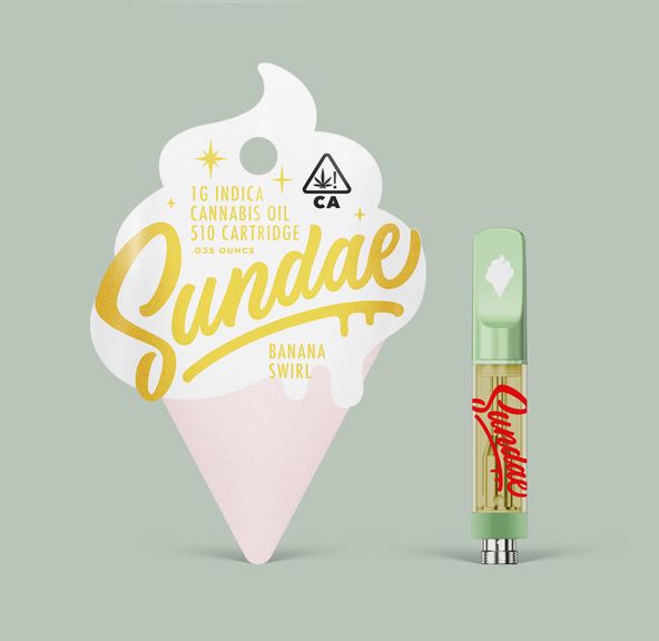 Sundae - Banana Swirl Cartridge 1g