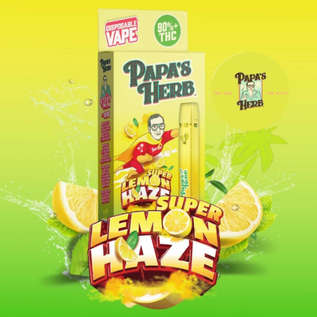 Papa's Herb - 1g Disposable (Super Lemon Haze)