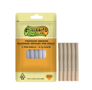 Greenline - Mandarin Cookies 5pk - INFUSED PRE ROLLS