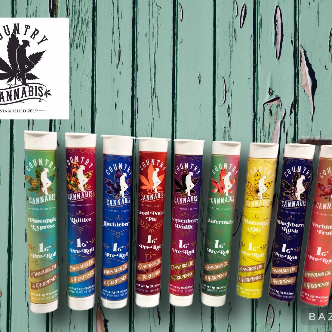 Zkittles 1g Infused Pre Roll - Country Cannabis