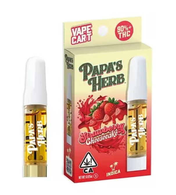 (PROMO) Papa's Herb - Strawberry Cheesecake - Cartridge - 1g - Indica
