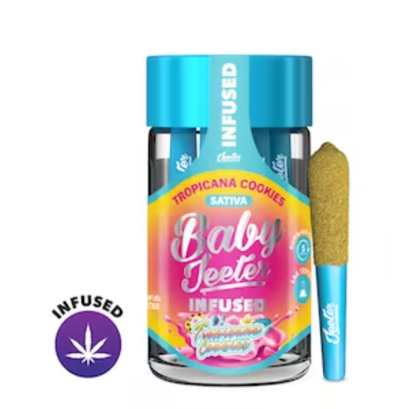 Baby Jetter - Infused PRE-Rolls - Tropicana Cookies 0.5g - 5 pack (45.37% THC)