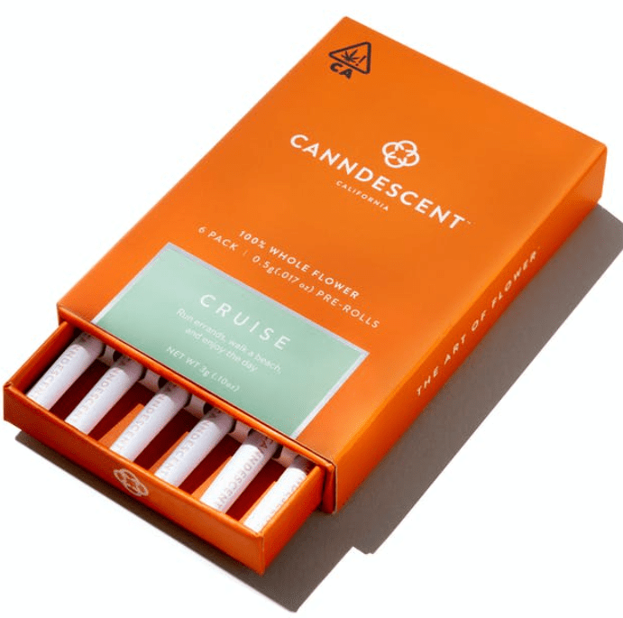 [Canndescent] Preroll 6 PACK - 3g -Cruise