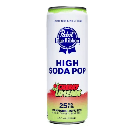 Cannabis Infused High SodaPop - Cherry Limeade | 25mg | Single Can