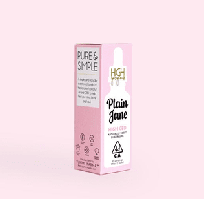 High Gorgeous: Plain Jane CBD Cannabis Drops, 600mg