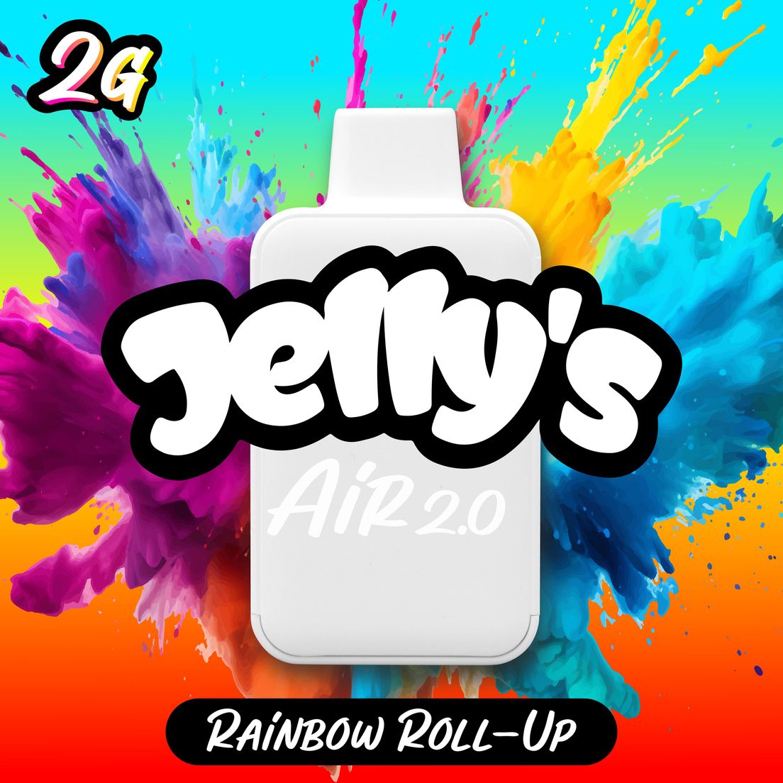 JELLY'S 2G RAINBOW ROLLUP DISPOSABLE VAPE