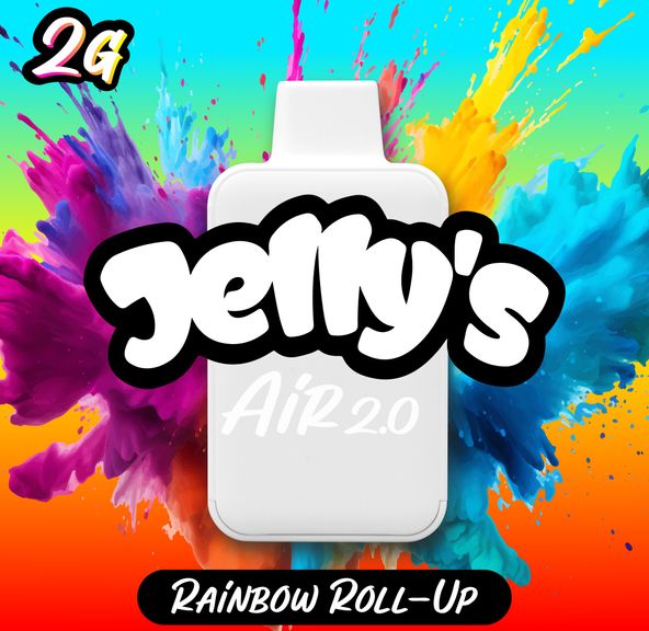 JELLY'S 2G RAINBOW ROLLUP DISPOSABLE VAPE