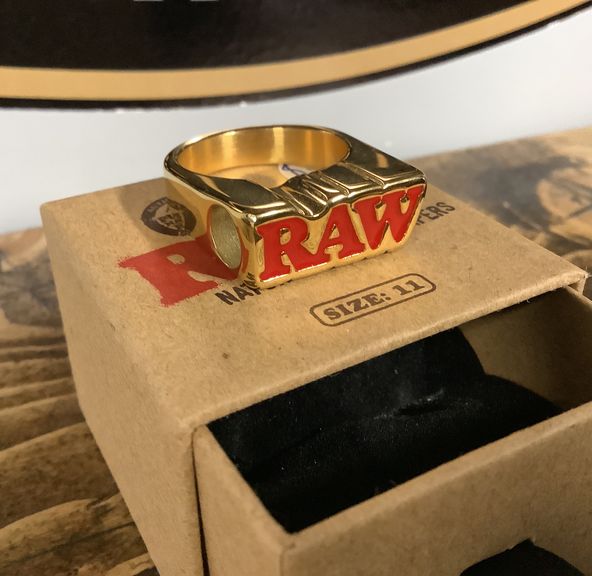 Raw ring Gold