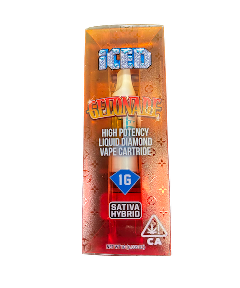 Iced Gelonade 1g Liquid Diamond Cartridge 82.3%