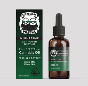 Beard Bros Pharms - Nighttime 2:1 (600mg THC/300mg CBN) - RSO Oral Tincture 30g
