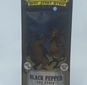 Cracked Pepper - Beef Jerky Strip (THC 100mg) by Stoned Age Edible Company