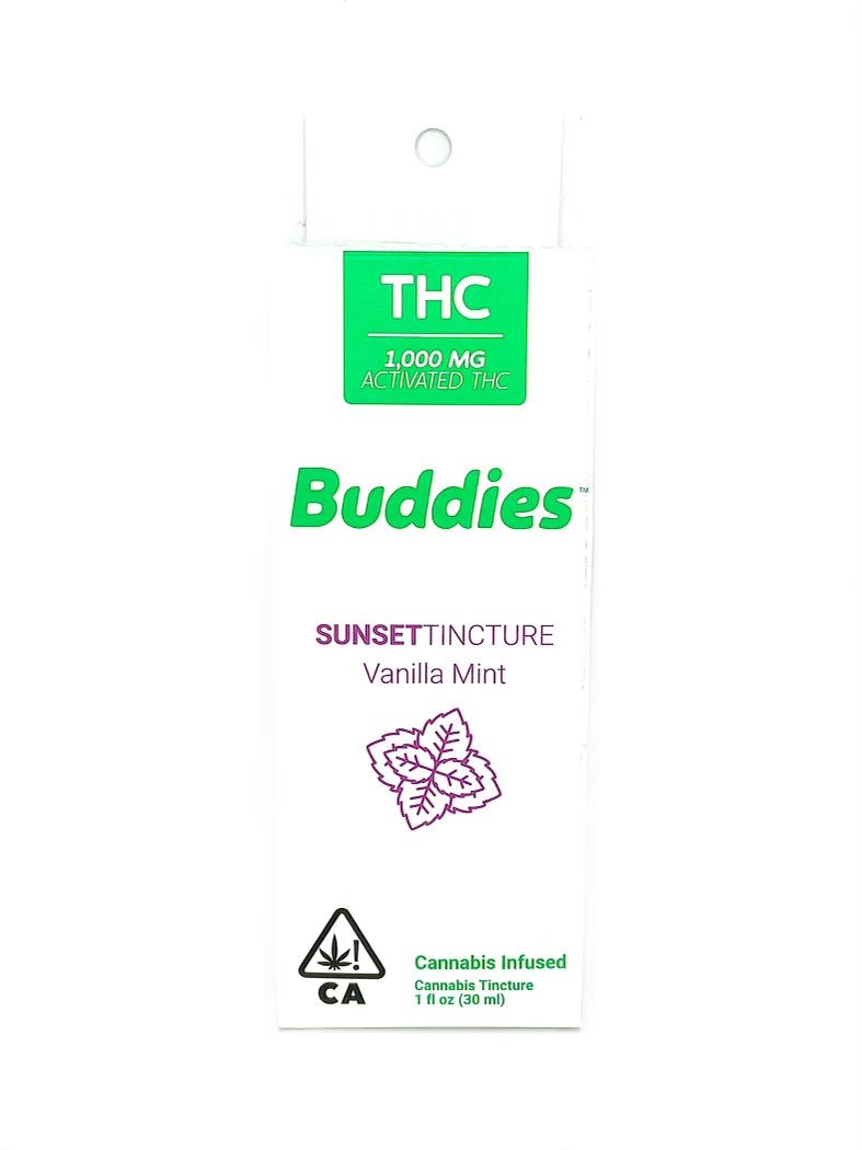 Buddies - Sunset - Tincture 1000mg