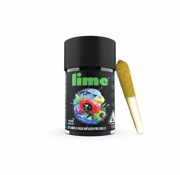 Lime Infused Pre-roll Pack Gushers 3g